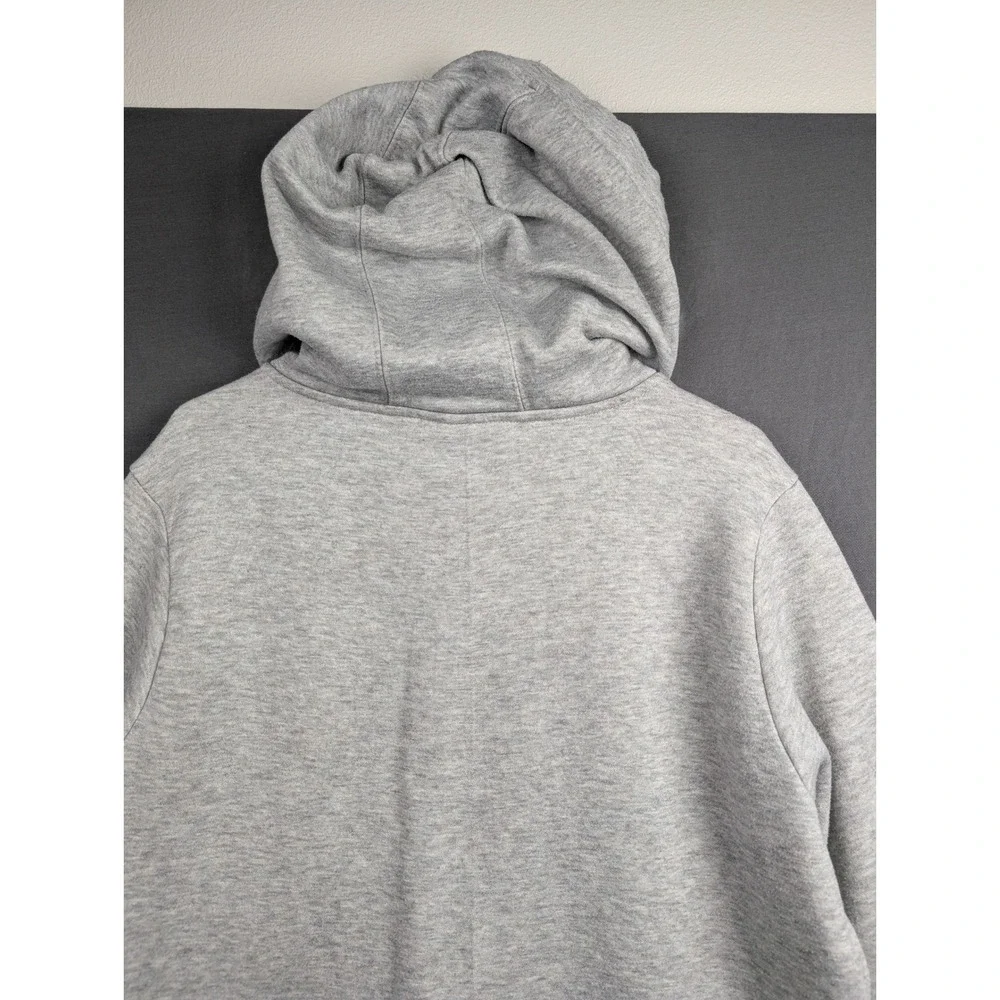Nike Mens‎ Club Fleece Full Zip Hoodie Heather Gray Size Large